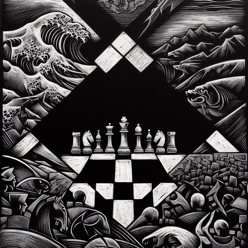 Generiertes Bild für: Strategic chess game in Central Asia: Influence of Middle East and South Asia