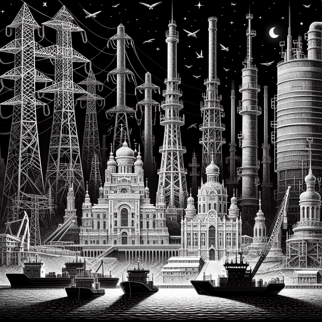 Generiertes Bild für: RUSSIA SCRAMBLES FOR NEW OIL BUYERS AS TRUMP BRANDISHES 100 % TARIFFS